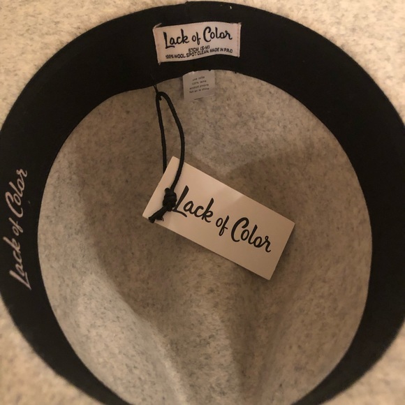 Gray Lack of Color hat - Picture 2 of 2